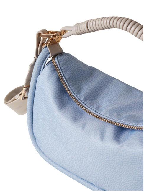 HORSEBACK NYLON Borsa a mano con tracolla topazio/grigio chiaro - Borse Donna