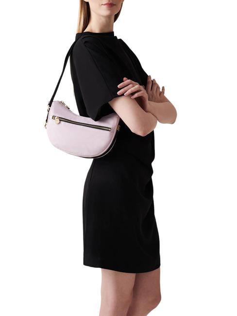 ECO LINE NYLON Borsa luna mini a spalla ortensia/op naturale - Borse Donna