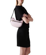 BORBONESE ECO LINE NYLON Borsa luna mini a spalla ortensia/op naturale - Borse Donna - 6