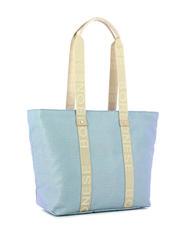 BORBONESE SHOPPER MEDIUM ECO LINE Borsa a spalla topazio/grigio chiaro - Borse Donna - 2