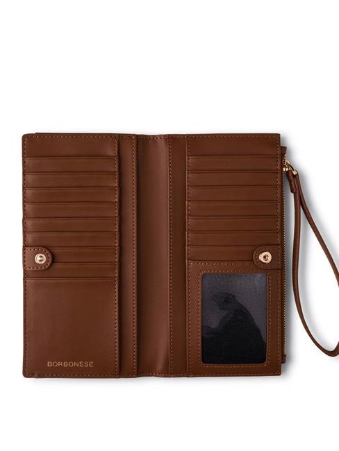 CLASSICA Portafoglio tasca porta smartphone beige brown - Portafogli Donna