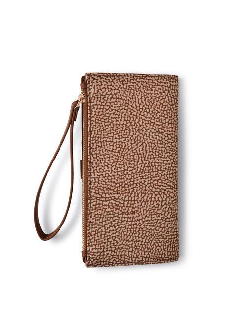 CLASSICA Portafoglio tasca porta smartphone beige brown - Portafogli Donna