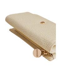 BORBONESE CLASSICA MEDIUM Portafoglio in tessuto riciclato e pelle camomilla - Portafogli Donna - 3