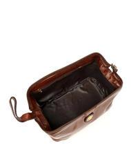 THE BRIDGE STOVIA Beauty in pelle MARRONE - Beauty Case - 3