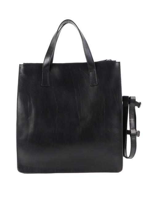STORY UOMO Cartella shopper in pelle Nero - Borse Donna