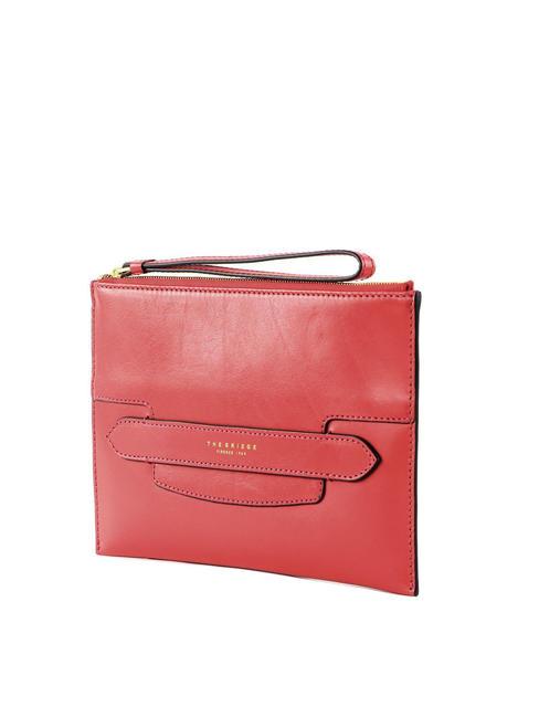 LUCREZIA Pochette in pelle salmone abb. oro - Borse Donna