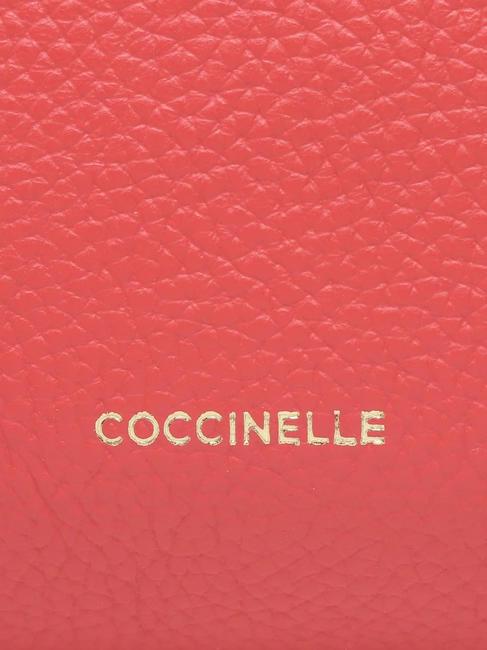 BEAT CLUTCH Borsa clutch in pelle martellata cranberry - Borse Donna