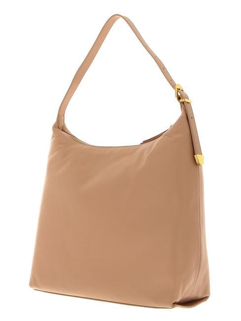 GLEEN Borsa hobo in pelle martellata toasted - Borse Donna