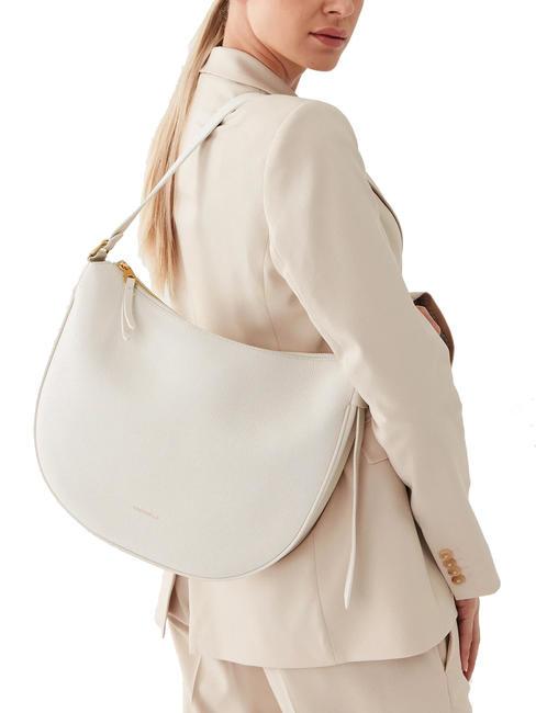 PRISCILLA Borsa a spalla, in pelle coconut milk - Borse Donna