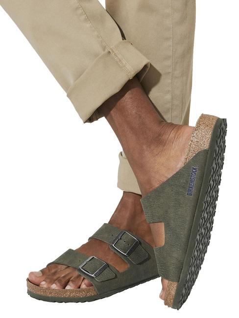 ARIZONA Ciabatta a due fasce desert dust thyme - Scarpe Unisex