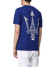 NORTH SAILS MASERATI T-shirt cotone con stampa electric blue - T-shirt Uomo - 2