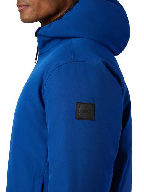 HOBART Giubbotto con cappuccio ocean blue - Piumini Uomo