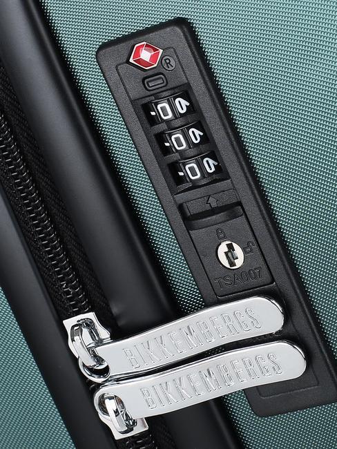 YUGINE Trolley misura media verde - Trolley Rigidi