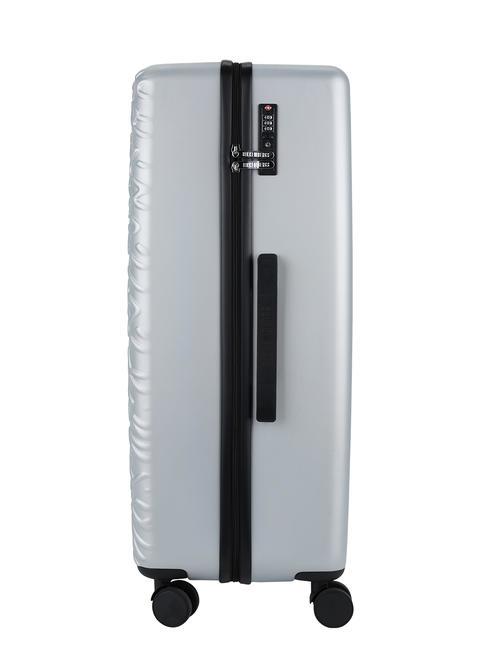 YUGINE Trolley misura grande grigio - Trolley Rigidi