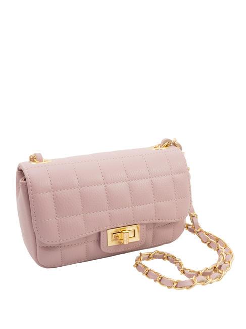 GIULIA Borsa tracolla catena pelle dollaro millenial pink - Borse Donna