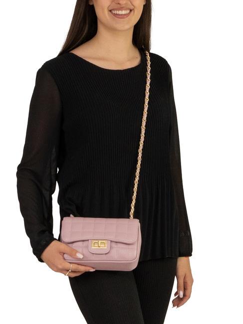 GIULIA Borsa tracolla catena pelle dollaro millenial pink - Borse Donna