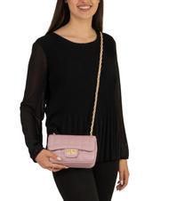 LESAC GIULIA Borsa tracolla catena pelle dollaro millenial pink - Borse Donna - 4