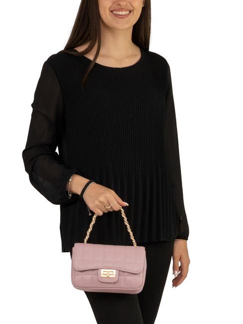 GIULIA Borsa tracolla catena pelle dollaro millenial pink - Borse Donna