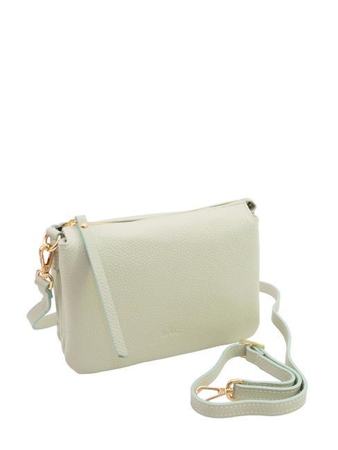 SIMONA Borsa a tracolla tris pelle dollaro artic teal - Borse Donna