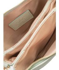 LESAC SIMONA Borsa a tracolla tris pelle dollaro artic teal - Borse Donna - 5