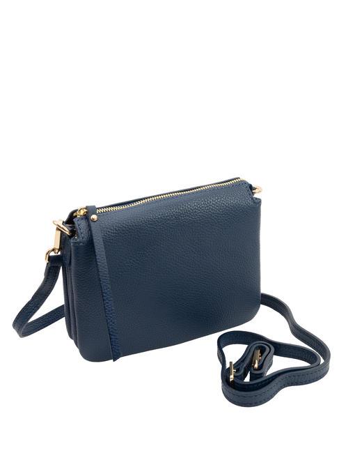 SIMONA Borsa a tracolla tris pelle dollaro jeans - Borse Donna