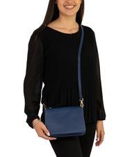 LESAC SIMONA Borsa a tracolla tris pelle dollaro jeans - Borse Donna - 4