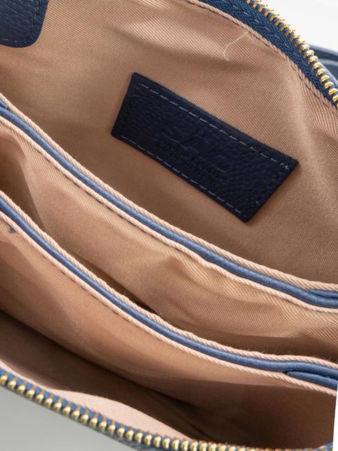 SIMONA Borsa a tracolla tris pelle dollaro jeans - Borse Donna