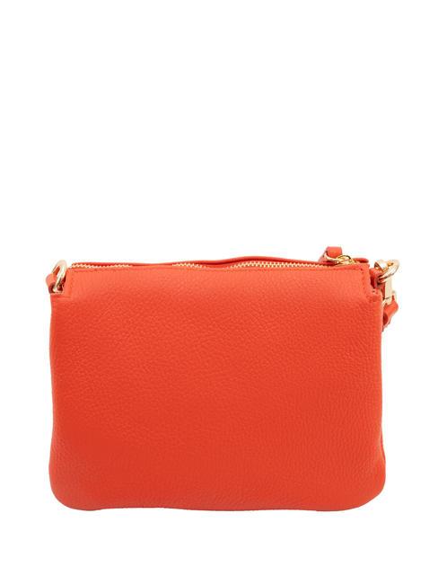 SIMONA Borsa a tracolla tris pelle dollaro coral - Borse Donna