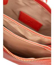 LESAC SIMONA Borsa a tracolla tris pelle dollaro coral - Borse Donna - 5