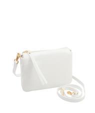 LESAC SIMONA Borsa a tracolla tris pelle dollaro optical white - Borse Donna - 2