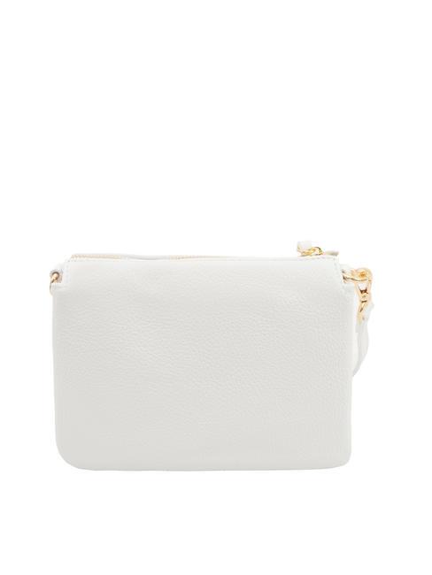 SIMONA Borsa a tracolla tris pelle dollaro optical white - Borse Donna