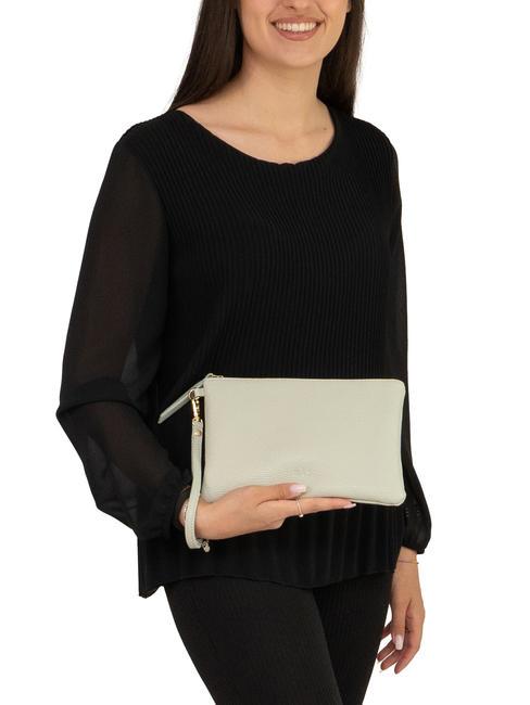 ROBERTA Pochette in pelle dollaro artic teal - Borse Donna