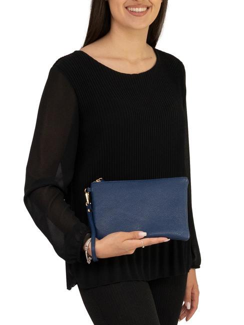 ROBERTA Pochette in pelle dollaro jeans - Borse Donna