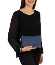 LESAC ROBERTA Pochette in pelle dollaro jeans - Borse Donna - 4