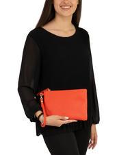 LESAC ROBERTA Pochette in pelle dollaro coral - Borse Donna - 4