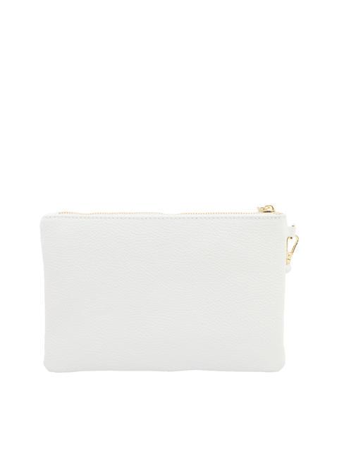 ROBERTA Pochette in pelle dollaro optical white - Borse Donna