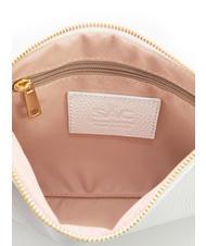 LESAC ROBERTA Pochette in pelle dollaro optical white - Borse Donna - 6