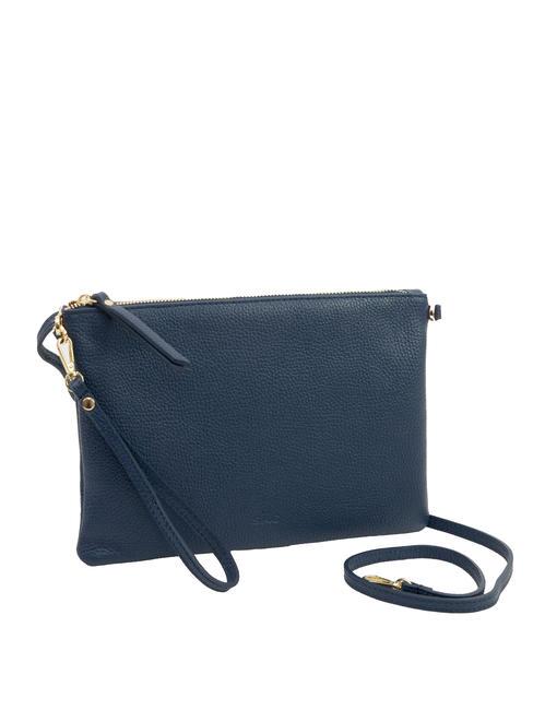CLAUDIA Pochette pelle dollaro con tracolla jeans - Borse Donna
