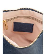 LESAC CLAUDIA Pochette pelle dollaro con tracolla jeans - Borse Donna - 7