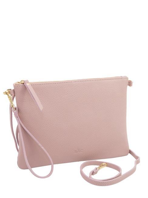 CLAUDIA Pochette pelle dollaro con tracolla millenial pink - Borse Donna