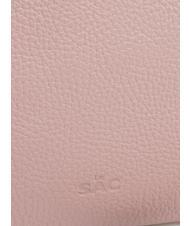 LESAC CLAUDIA Pochette pelle dollaro con tracolla millenial pink - Borse Donna - 6
