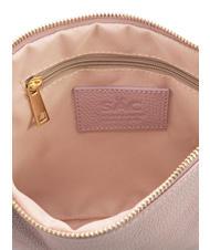 LESAC CLAUDIA Pochette pelle dollaro con tracolla millenial pink - Borse Donna - 7