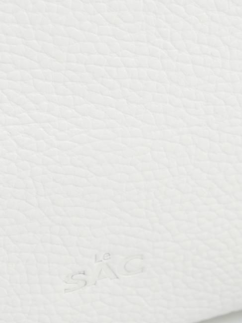 CLAUDIA Pochette pelle dollaro con tracolla optical white - Borse Donna