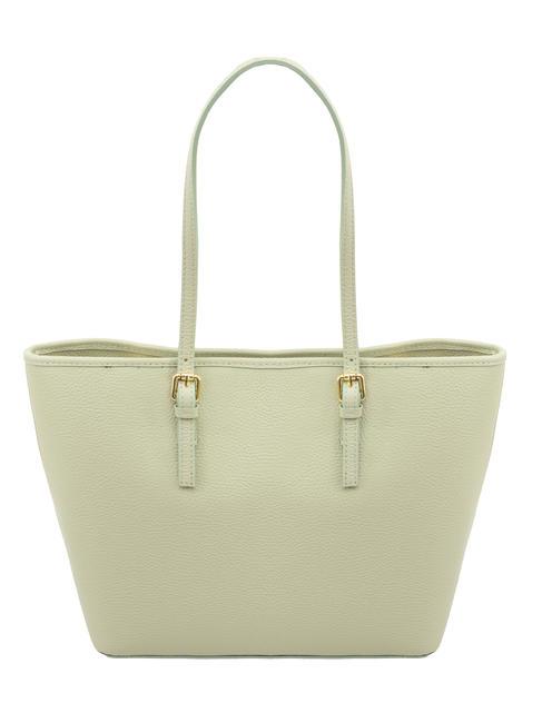 CHIARA Borsa shopper in pelle dollaro artic teal - Borse Donna