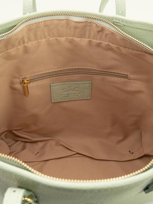 CHIARA Borsa shopper in pelle dollaro artic teal - Borse Donna