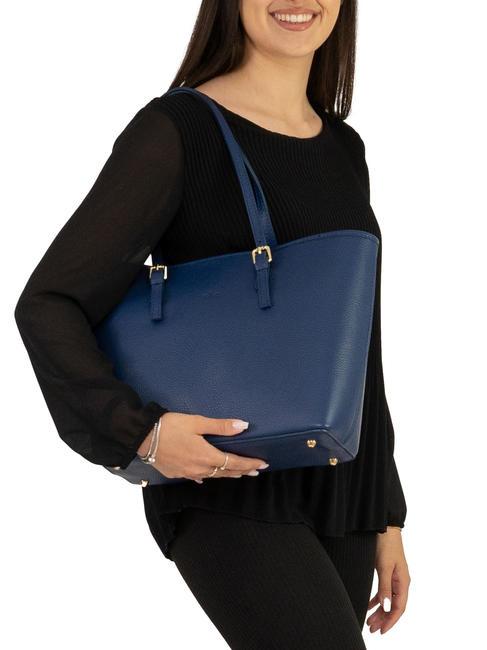 CHIARA Borsa shopper in pelle dollaro jeans - Borse Donna