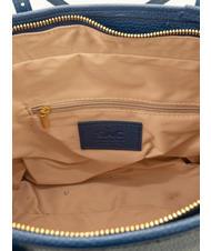 LESAC CHIARA Borsa shopper in pelle dollaro jeans - Borse Donna - 6