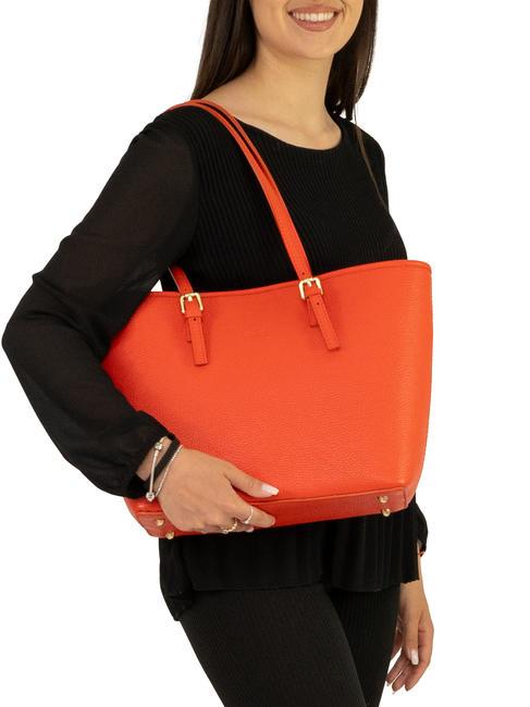 CHIARA Borsa shopper in pelle dollaro coral - Borse Donna