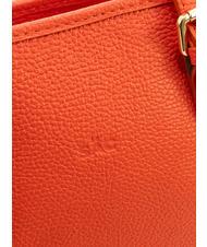 LESAC CHIARA Borsa shopper in pelle dollaro coral - Borse Donna - 6