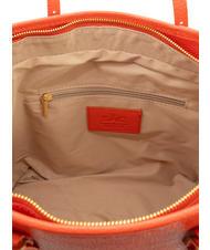 LESAC CHIARA Borsa shopper in pelle dollaro coral - Borse Donna - 7
